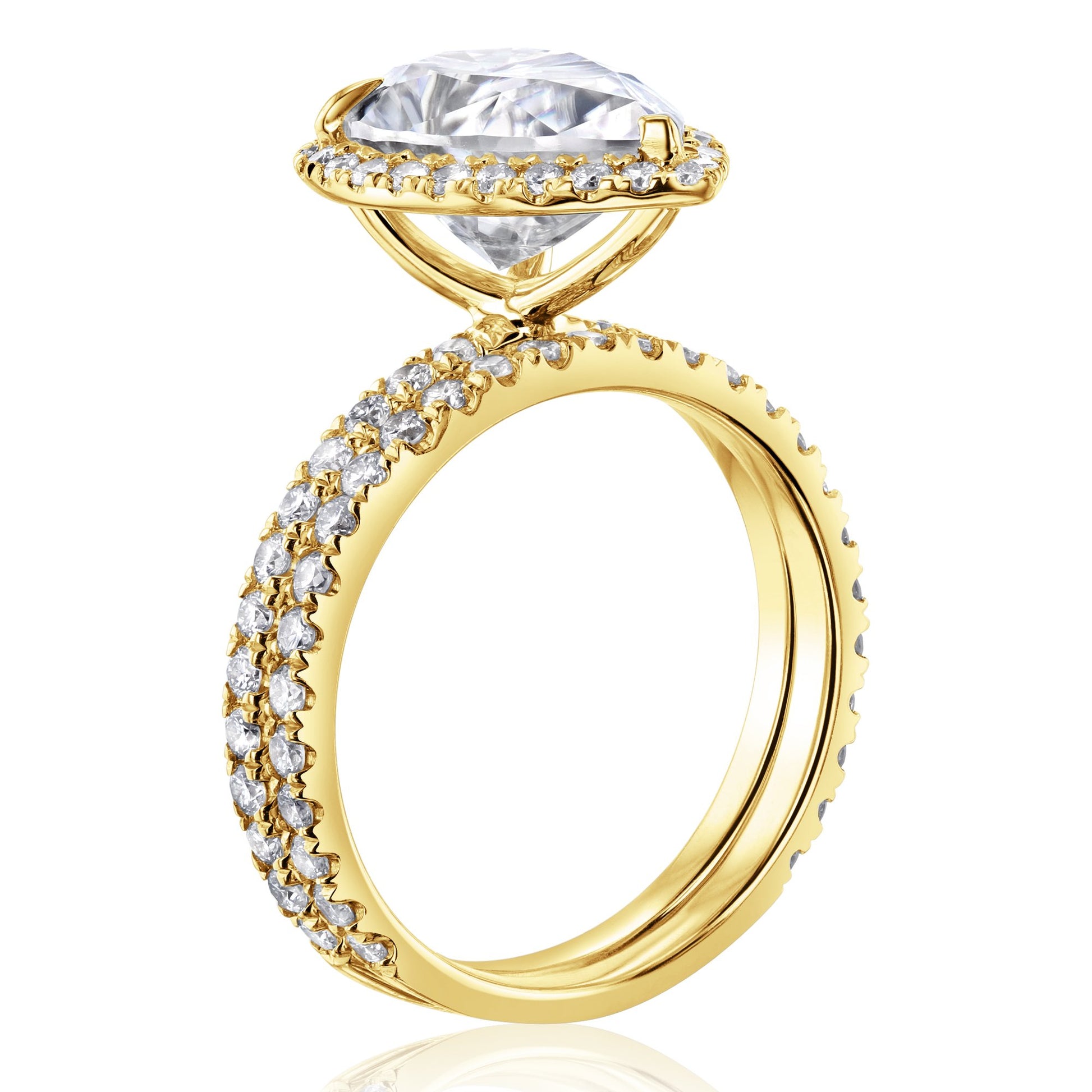 Kobelli Paige Moissanite Bridal Set