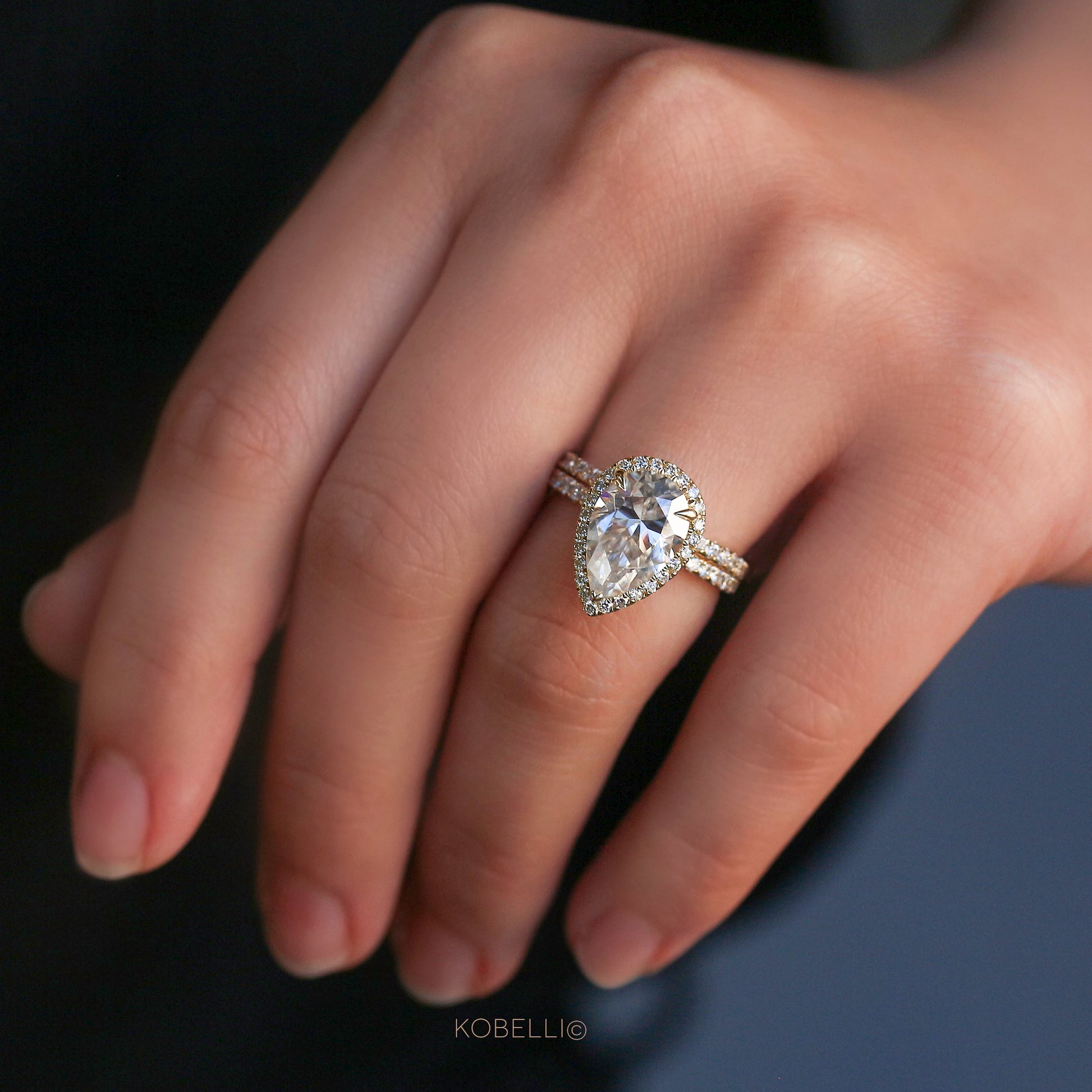 4.5 Carat Moissanite Paige Bridal Set