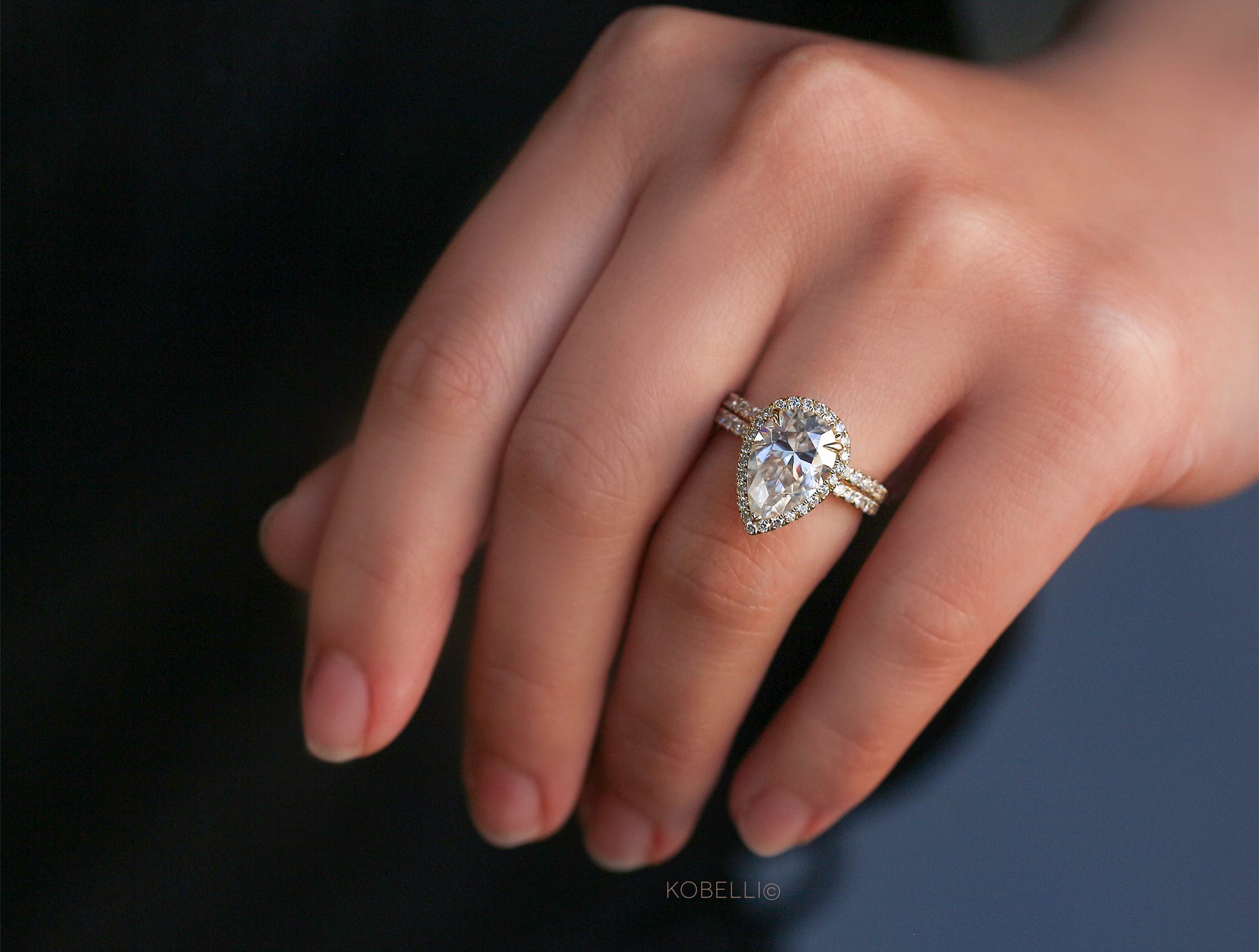 4.5 Carat Moissanite Paige Bridal Set