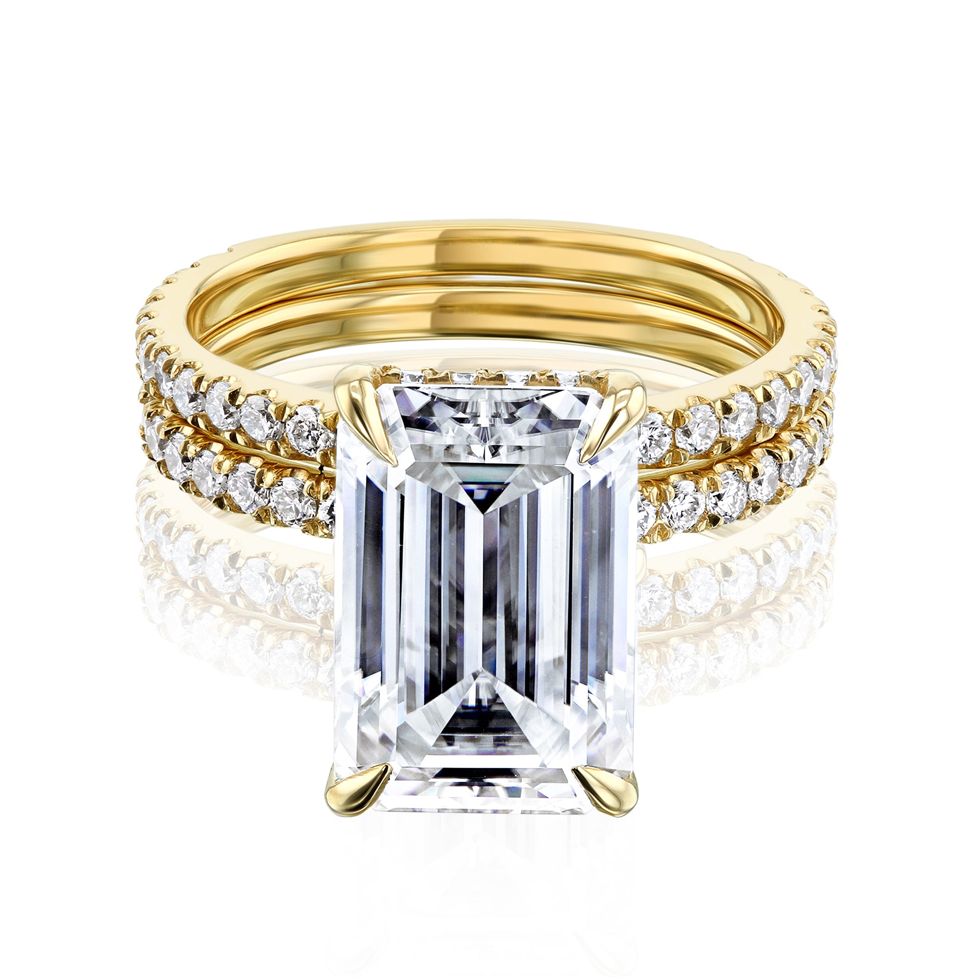 6.38 Carat Moissanite Evie Bridal Set