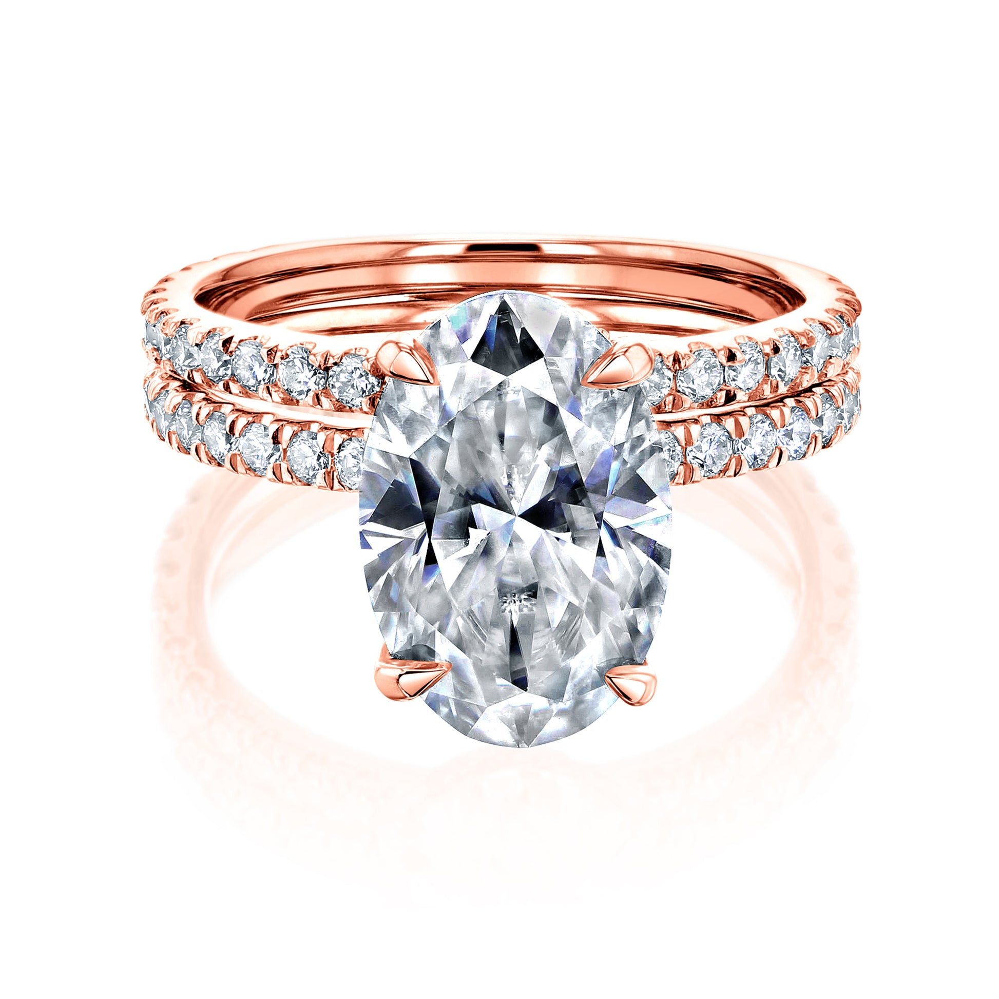 4.8 Carat Moissanite Odette Bridal Set