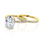 Kobelli Moissanite Wedding Ring Set