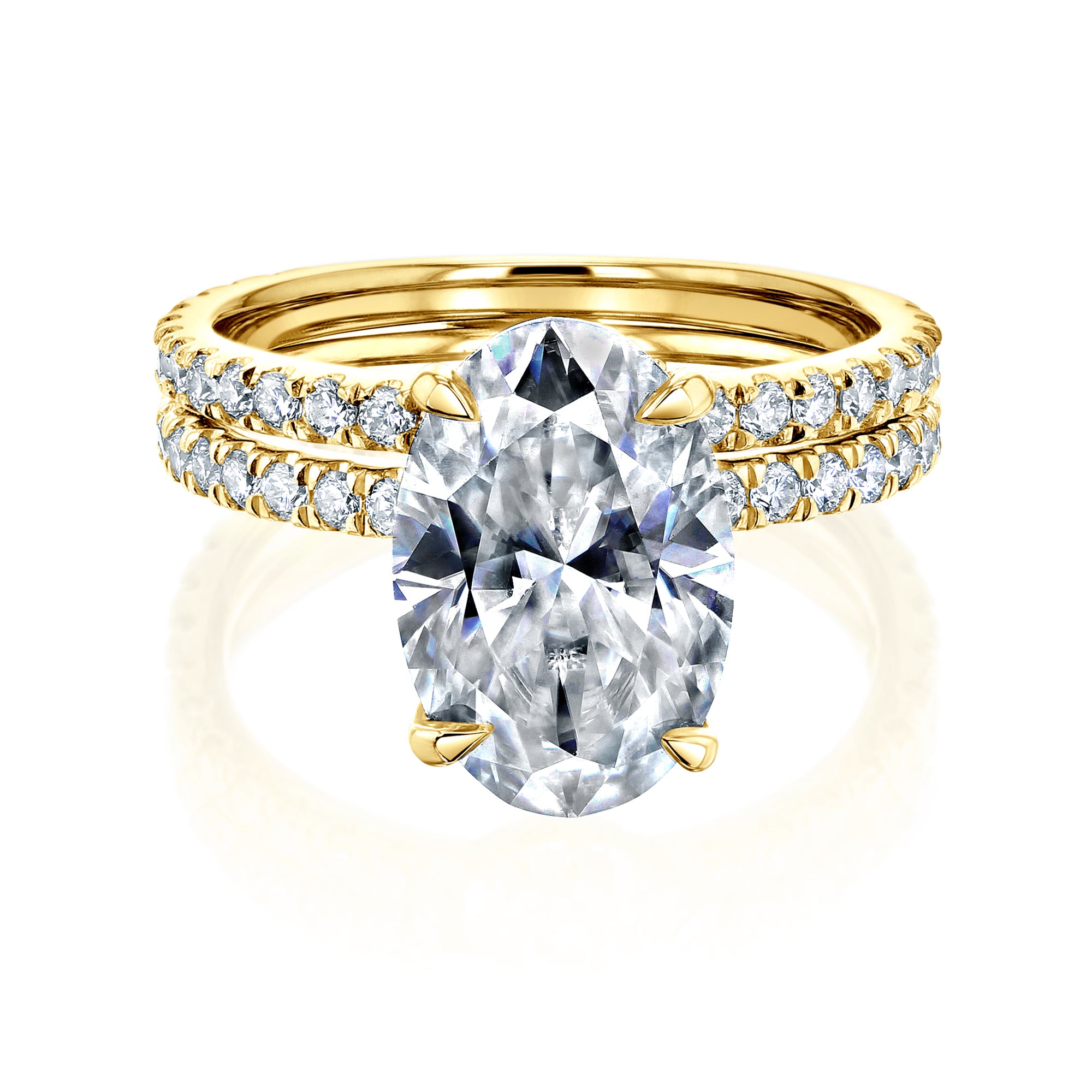 4.8 Carat Moissanite Odette Bridal Set