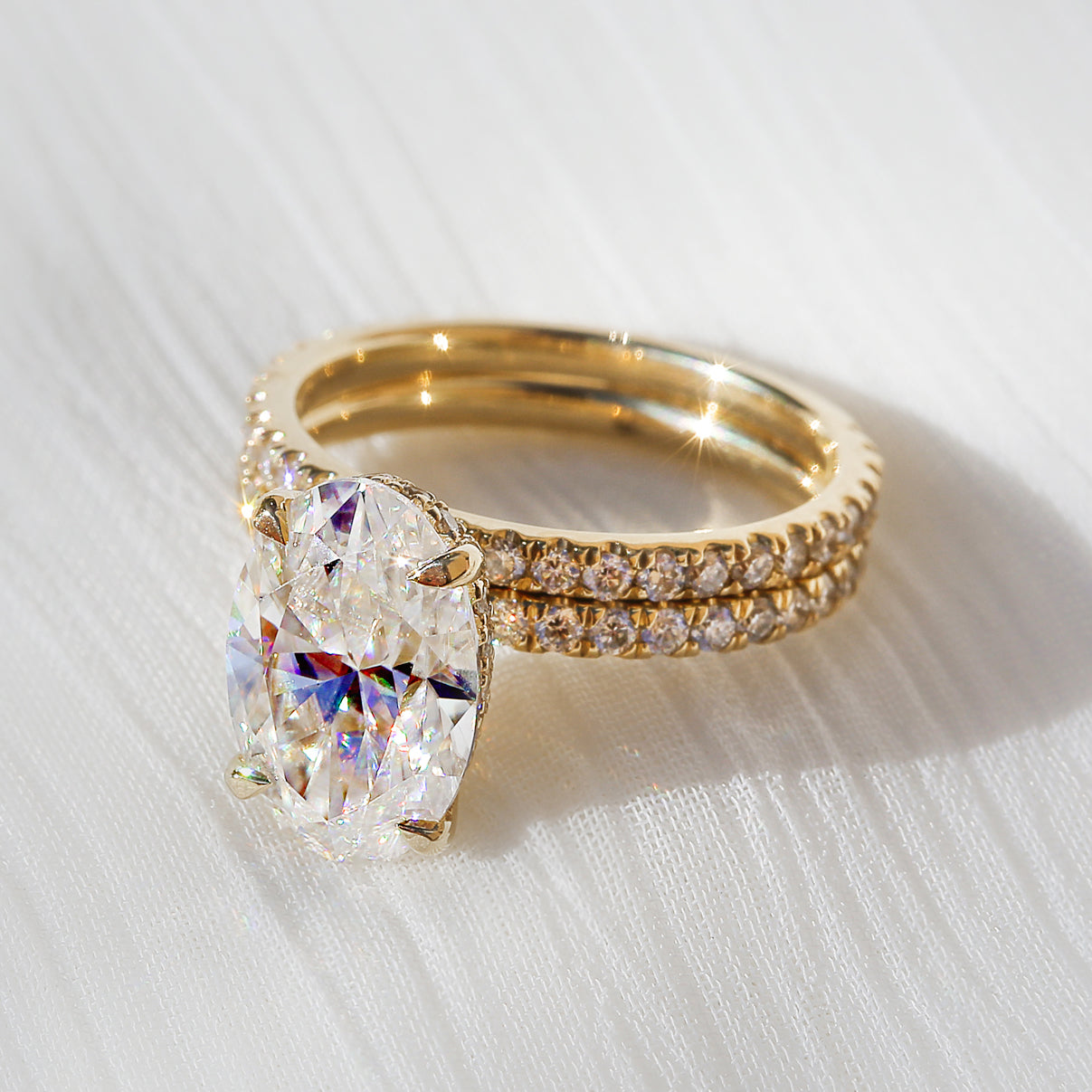4.8 Carat Moissanite Odette Bridal Set