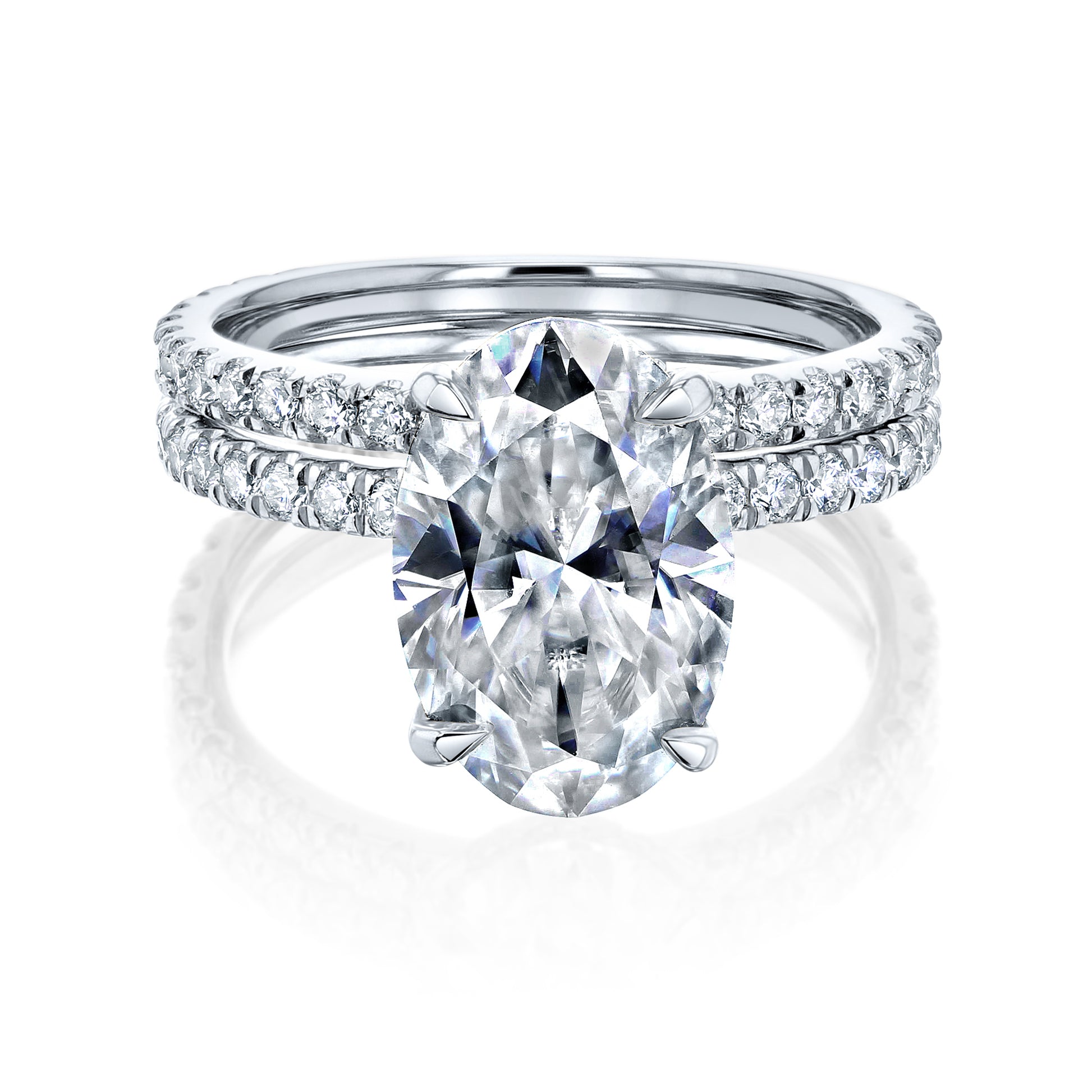 4.8 Carat Moissanite Odette Bridal Set