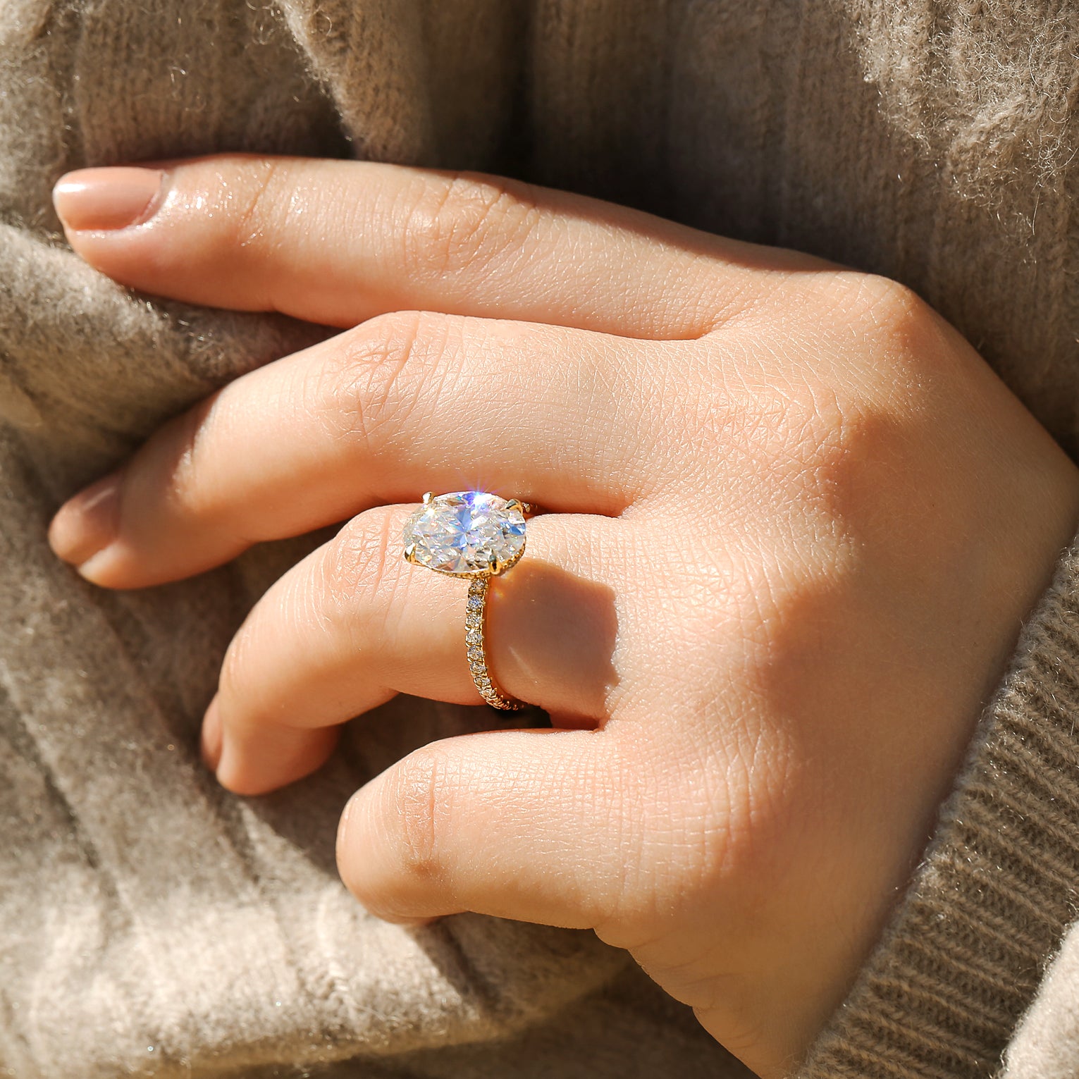 4.5 Carat Moissanite Odette Ring