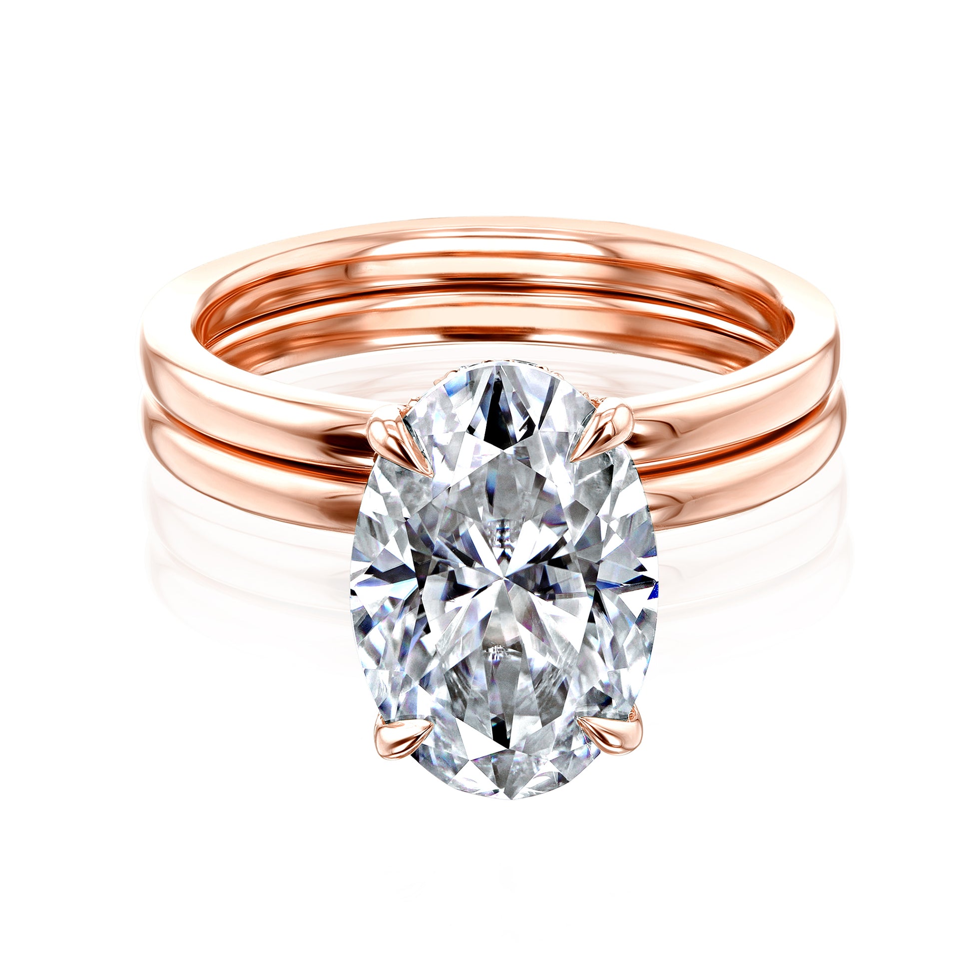 4.1 Carat Moissanite Orah Bridal Set