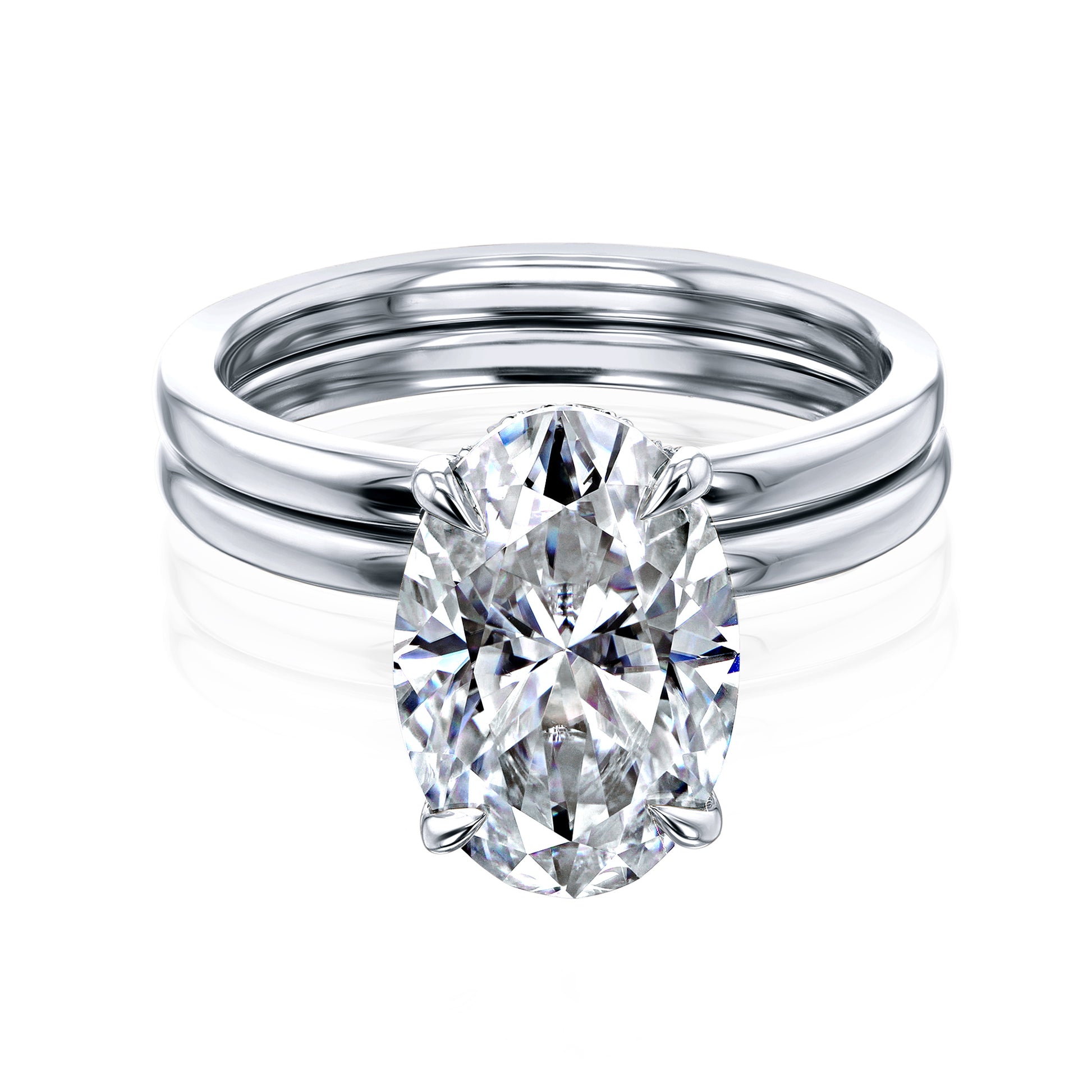 4.1 Carat Moissanite Orah Bridal Set