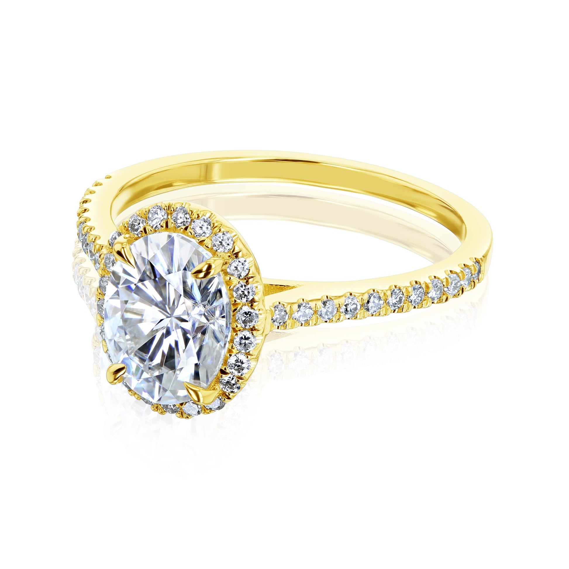 Kobelli 1.5ct Classic Oval Halo Engagement Ring