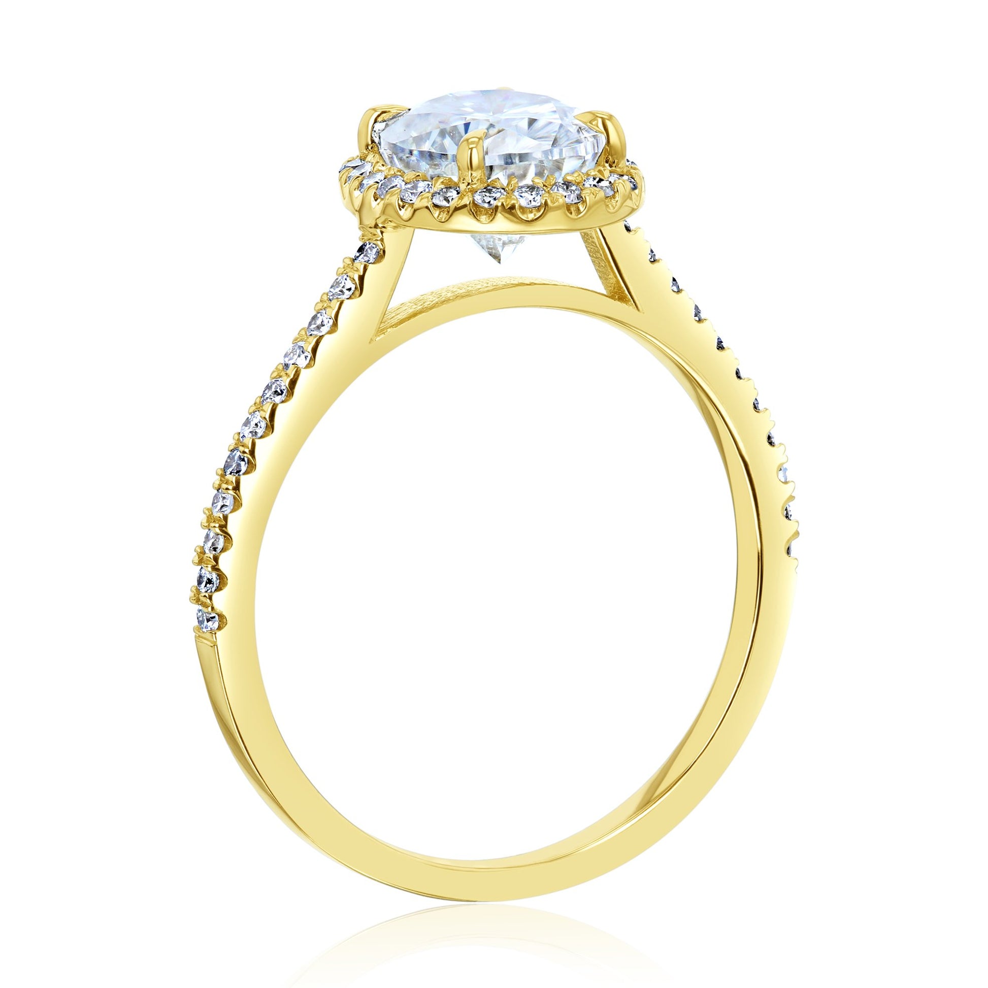 Kobelli 1.5ct Classic Oval Halo Engagement Ring
