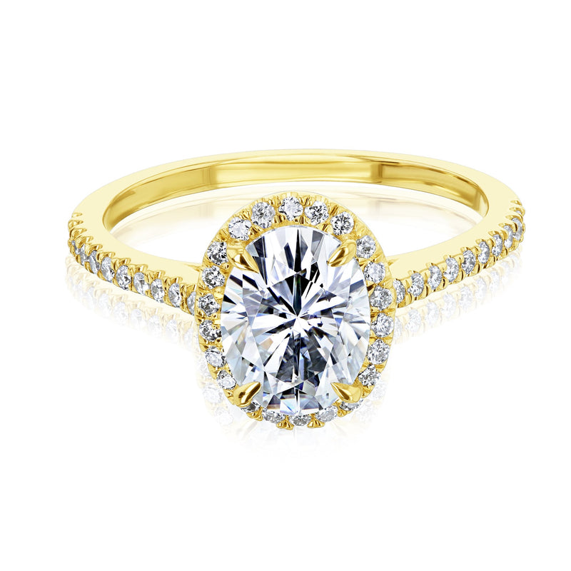 Kobelli Classic Oval Halo Engagement Ring