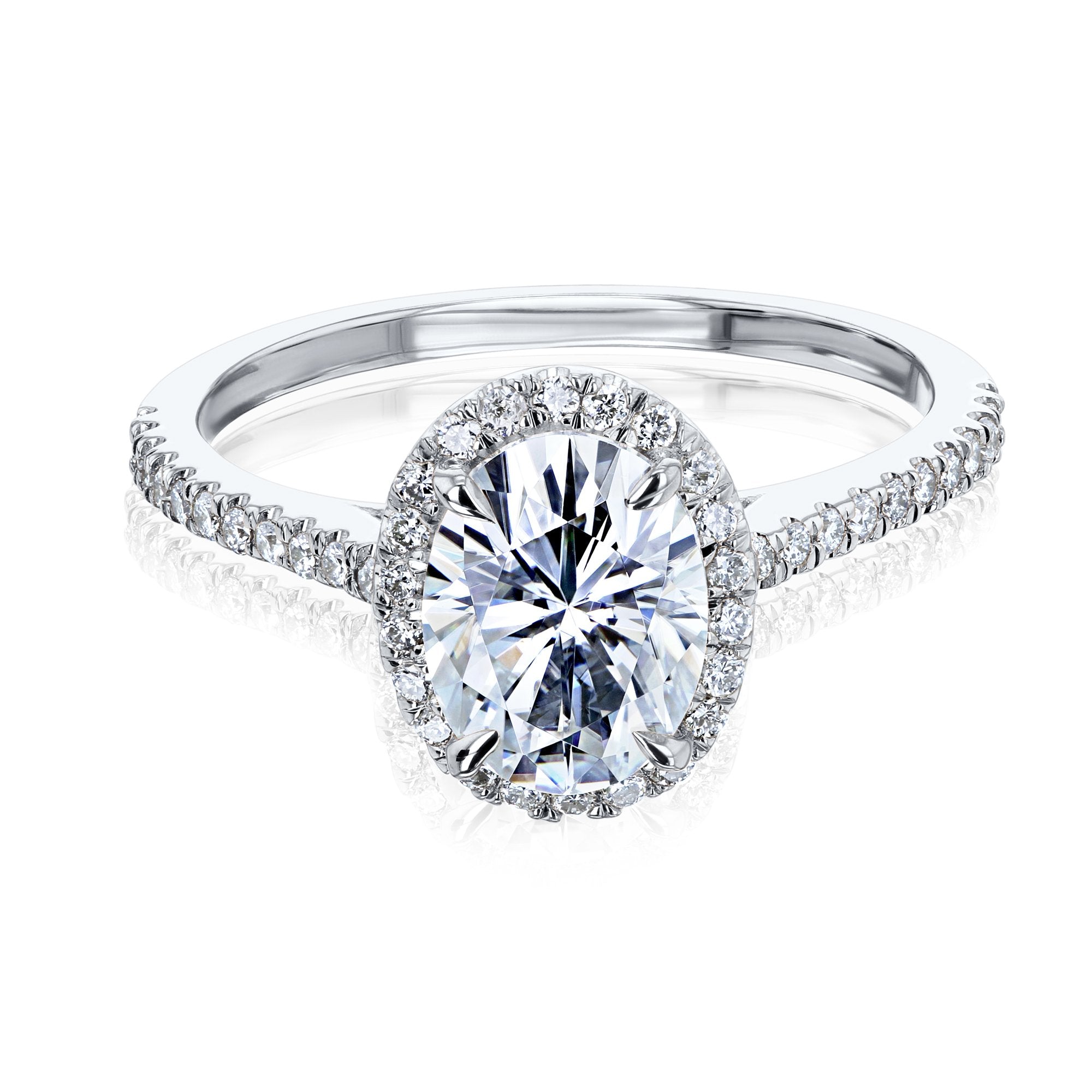 Kobelli 1.5ct Classic Oval Halo Engagement Ring