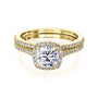 Kobelli Moissanite Wedding Ring Set