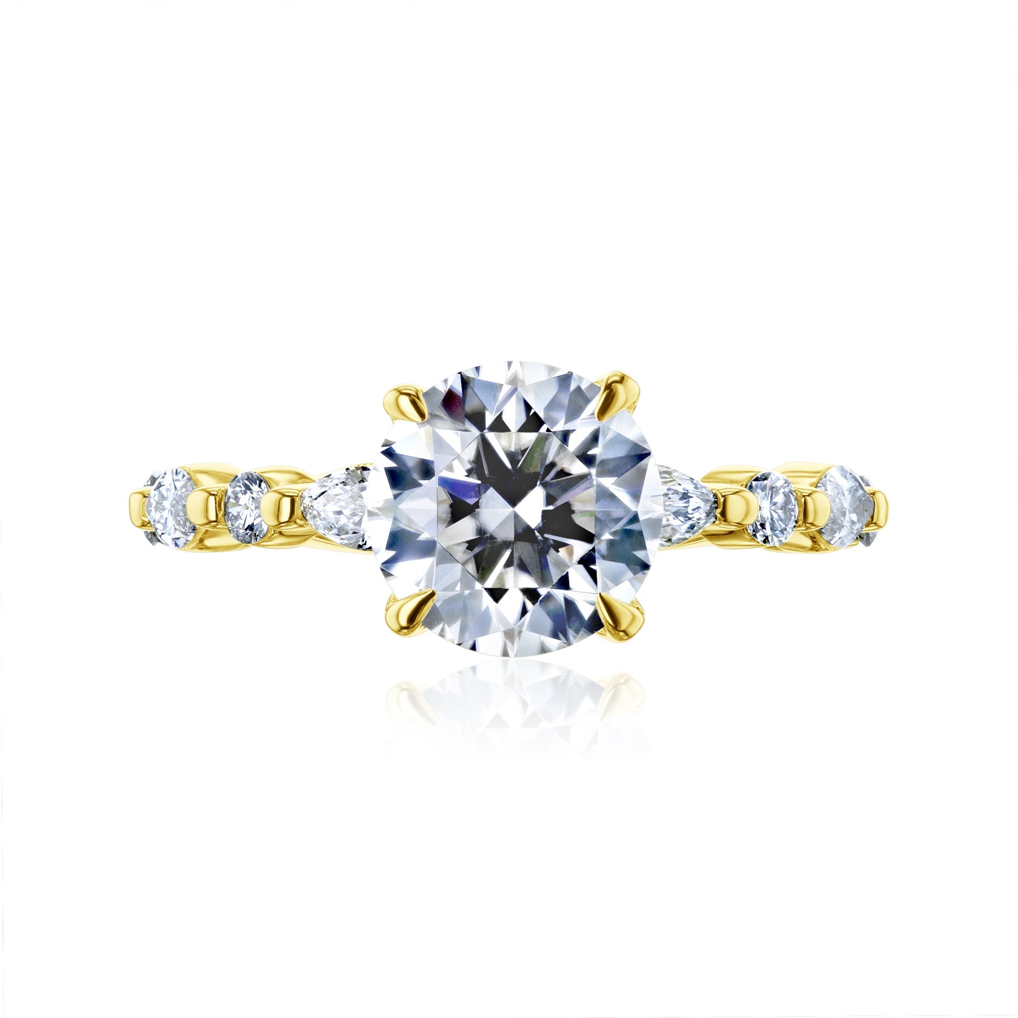 2.5 Carat Moissanite Rue Ring