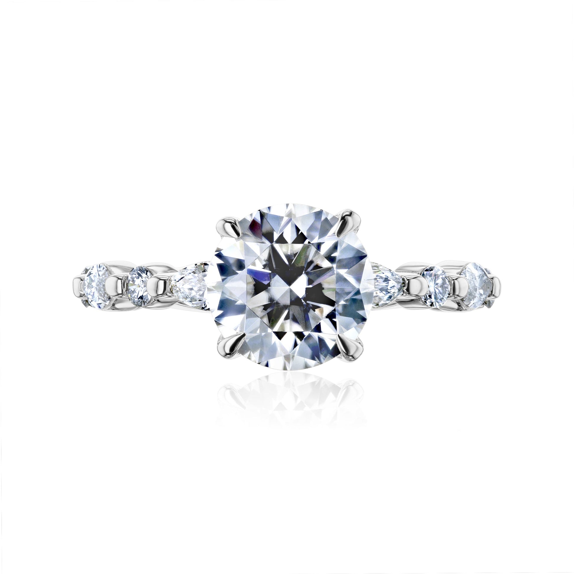 2.5 Carat Moissanite Rue Ring