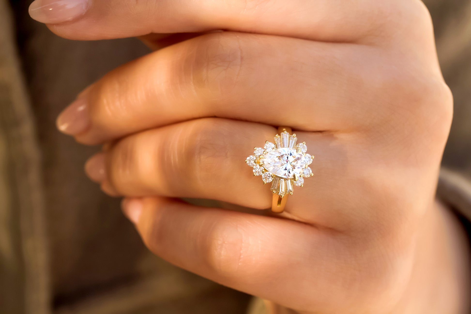 2.1 Carat Moissanite Prelude Ring