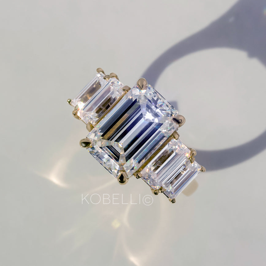 7.5 Carat Moissanite Elsa Ring