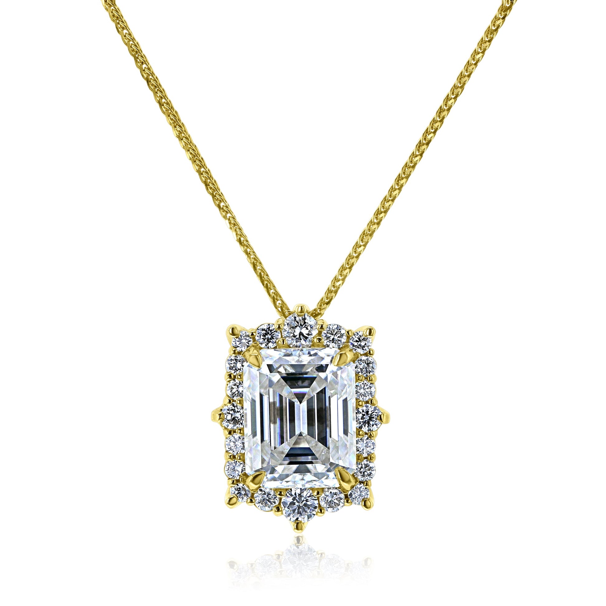 Kobelli Elizabeth Diamond & Moissanite Necklace
