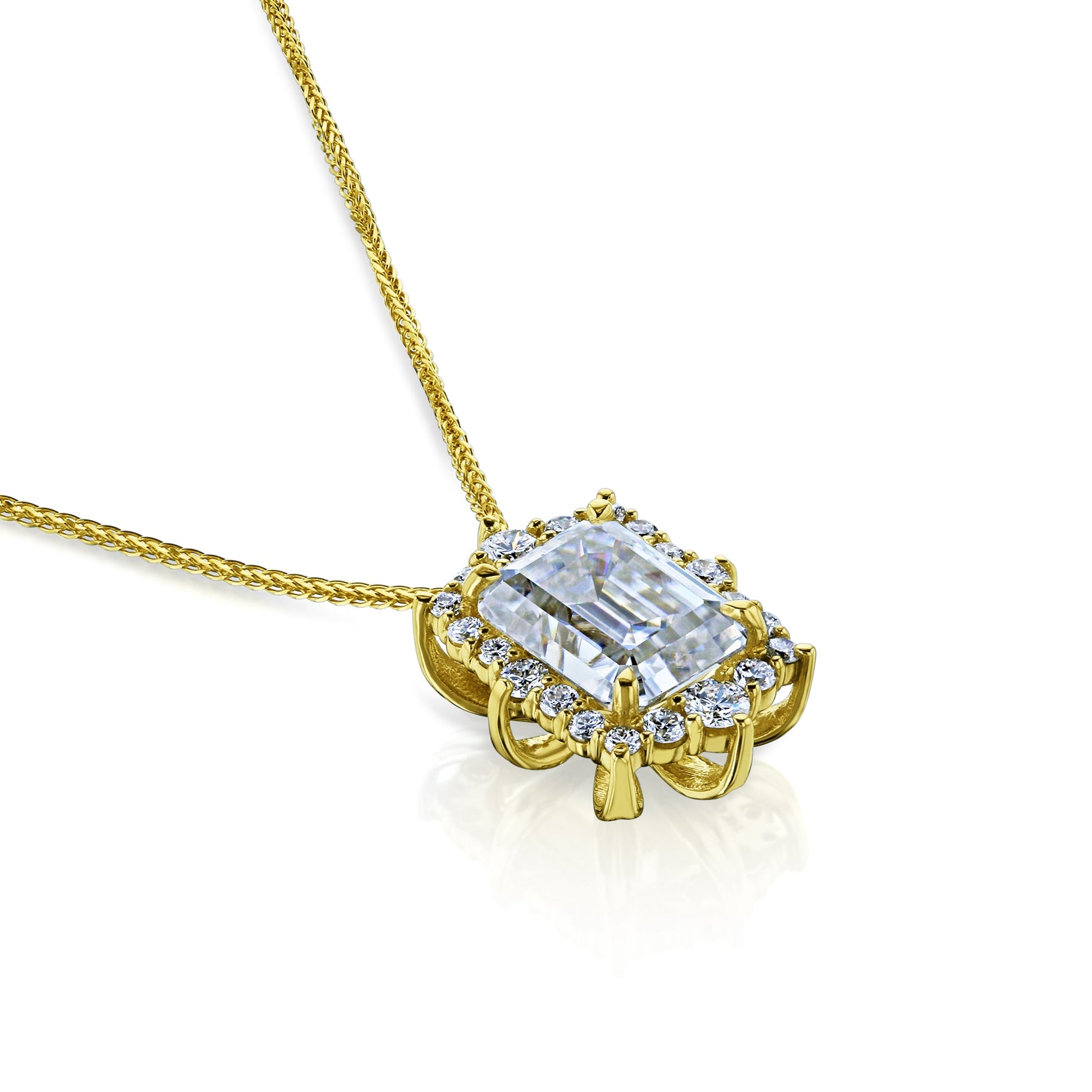 Kobelli Elizabeth Diamond & Moissanite Necklace