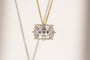 Kobelli Elizabeth Diamond & Moissanite Necklace