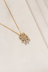 Kobelli raina diamant & moissanite halskæde