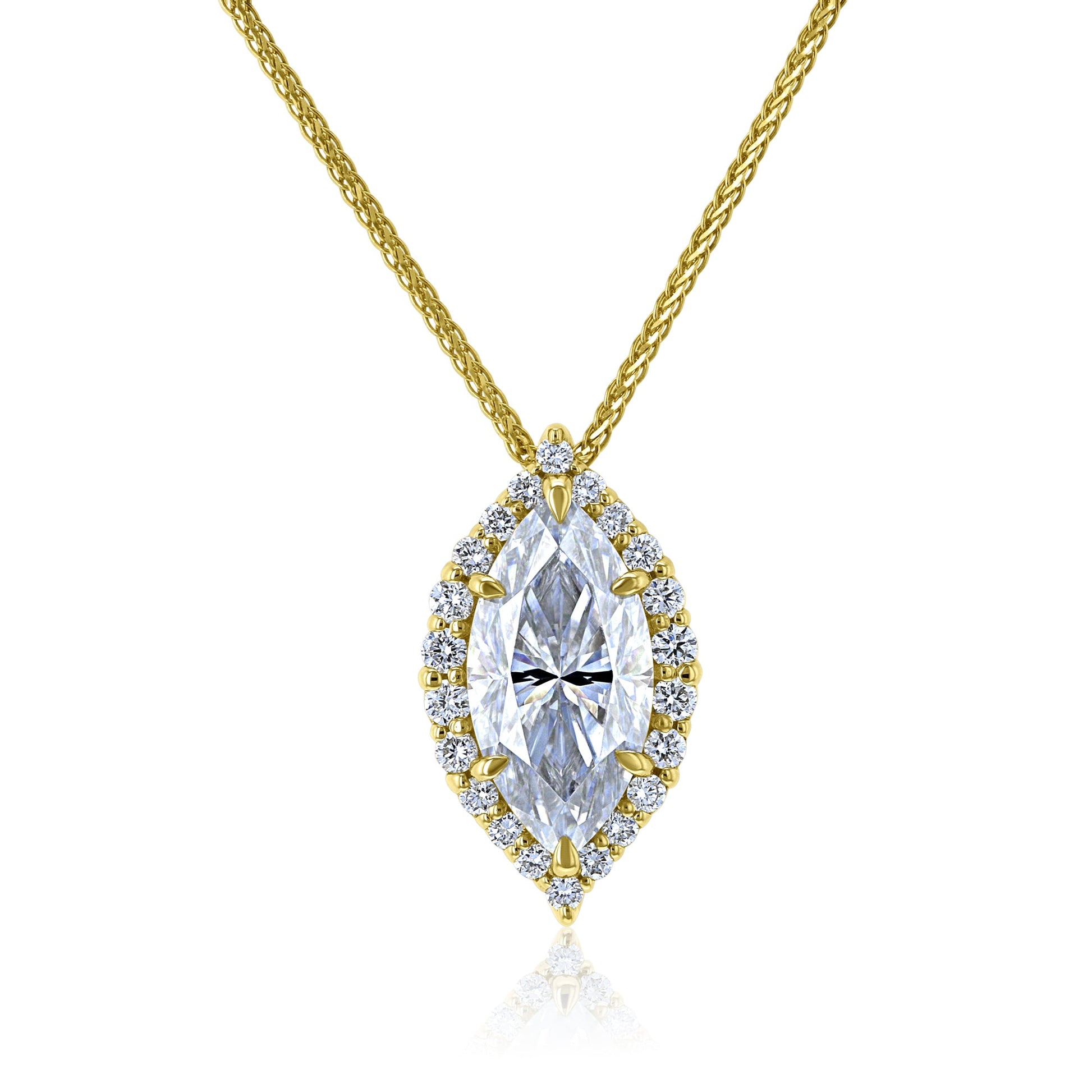 Kobelli Margaux Diamond & Moissanite Necklace