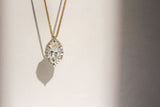 Kobelli Margaux-Diamant- und Moissanit-Halskette