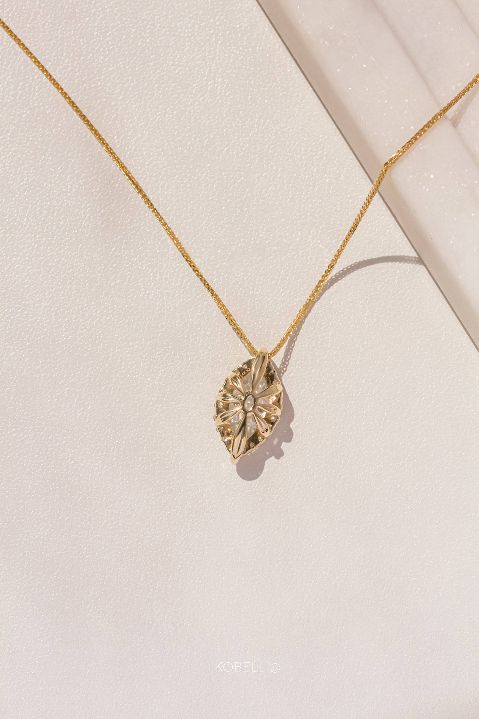 Kobelli Margaux Diamond & Moissanite Necklace