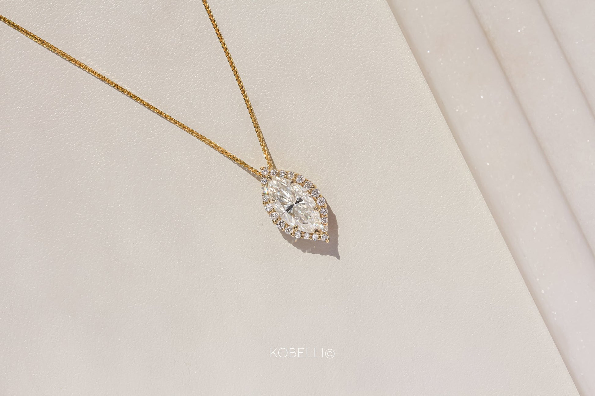 Kobelli Margaux Diamond & Moissanite Necklace