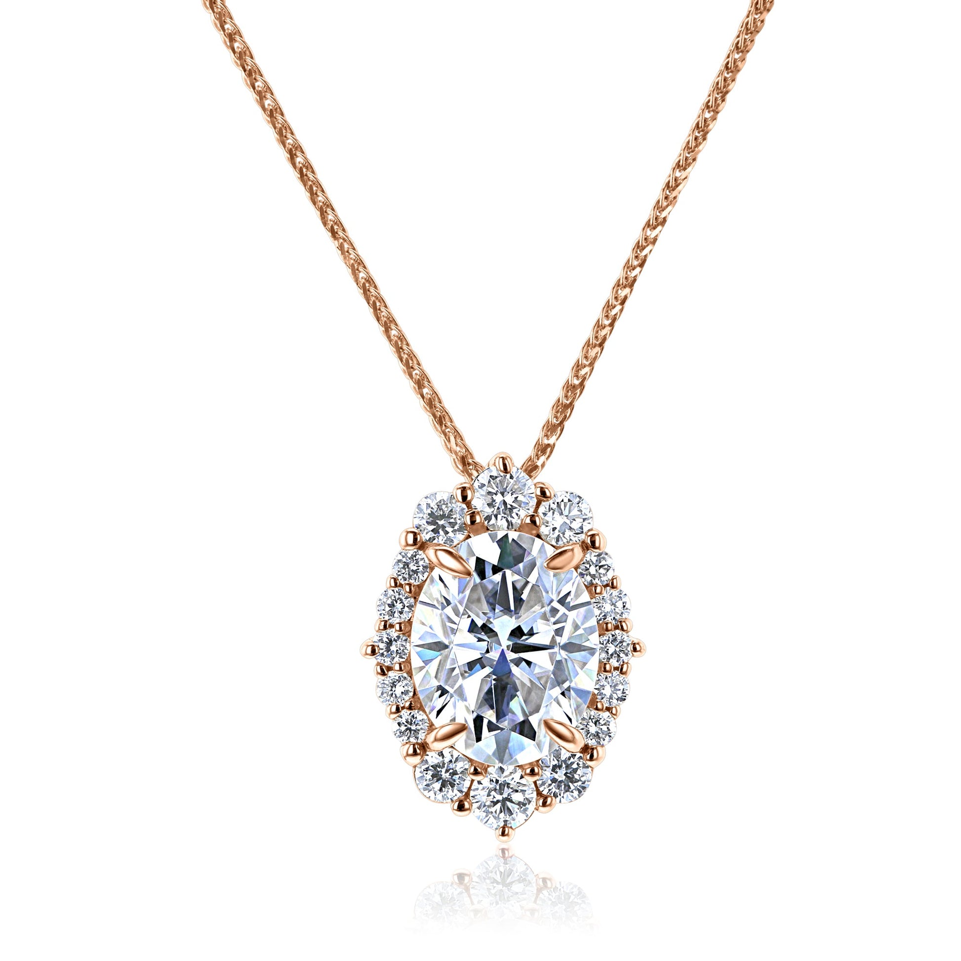 Kobelli Ophelia Diamond & Moissanite Necklace