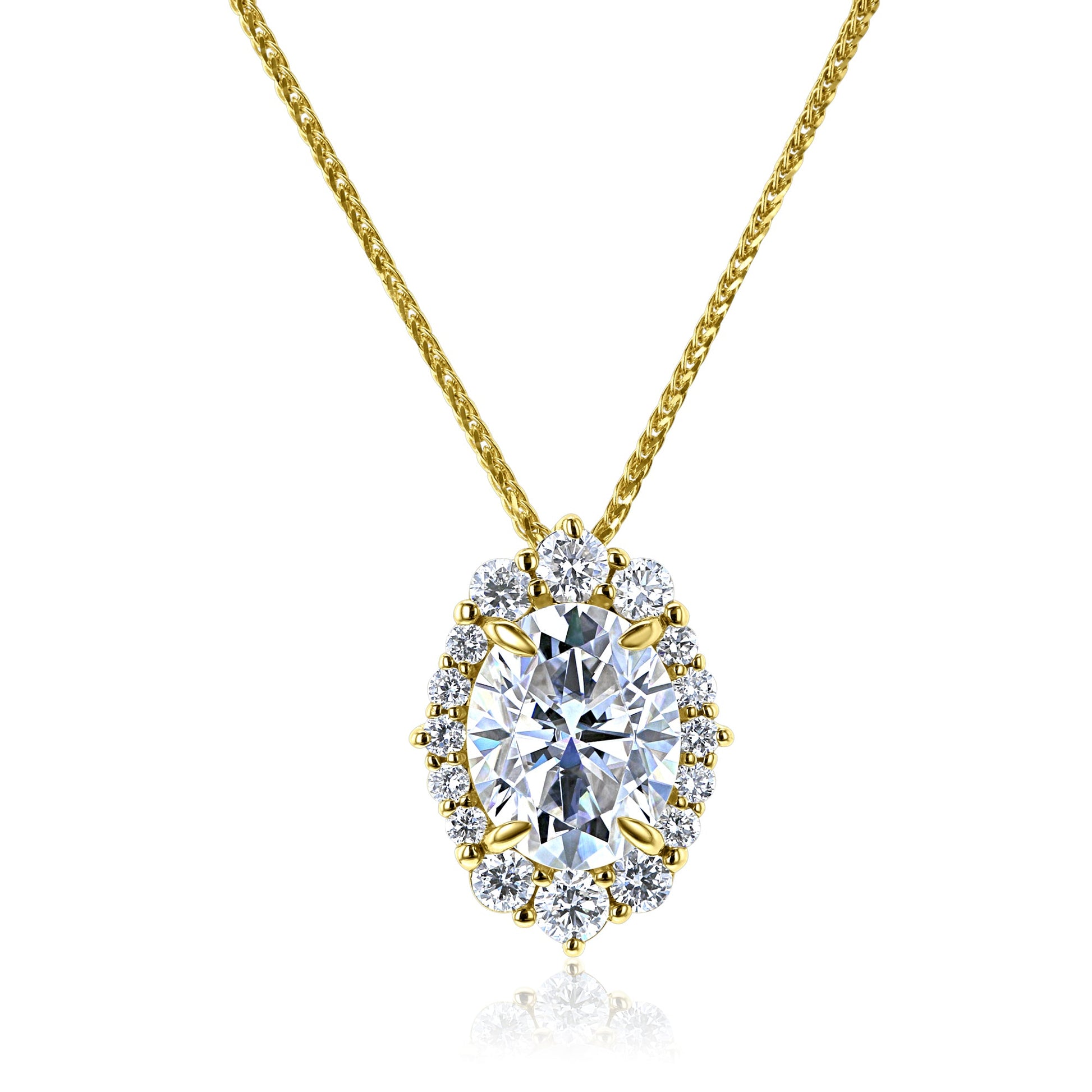 Kobelli Ophelia Diamond & Moissanite Necklace
