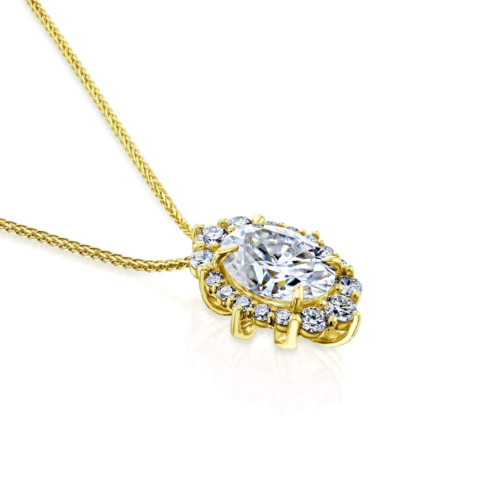 Kobelli Ophelia Diamond & Moissanite Necklace