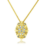 Kobelli Ophelia-Diamant- und Moissanit-Halskette