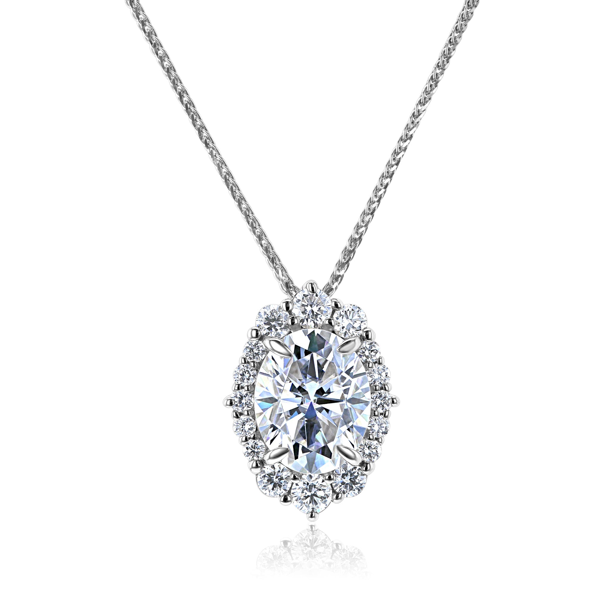 Kobelli Ophelia Diamond & Moissanite Necklace