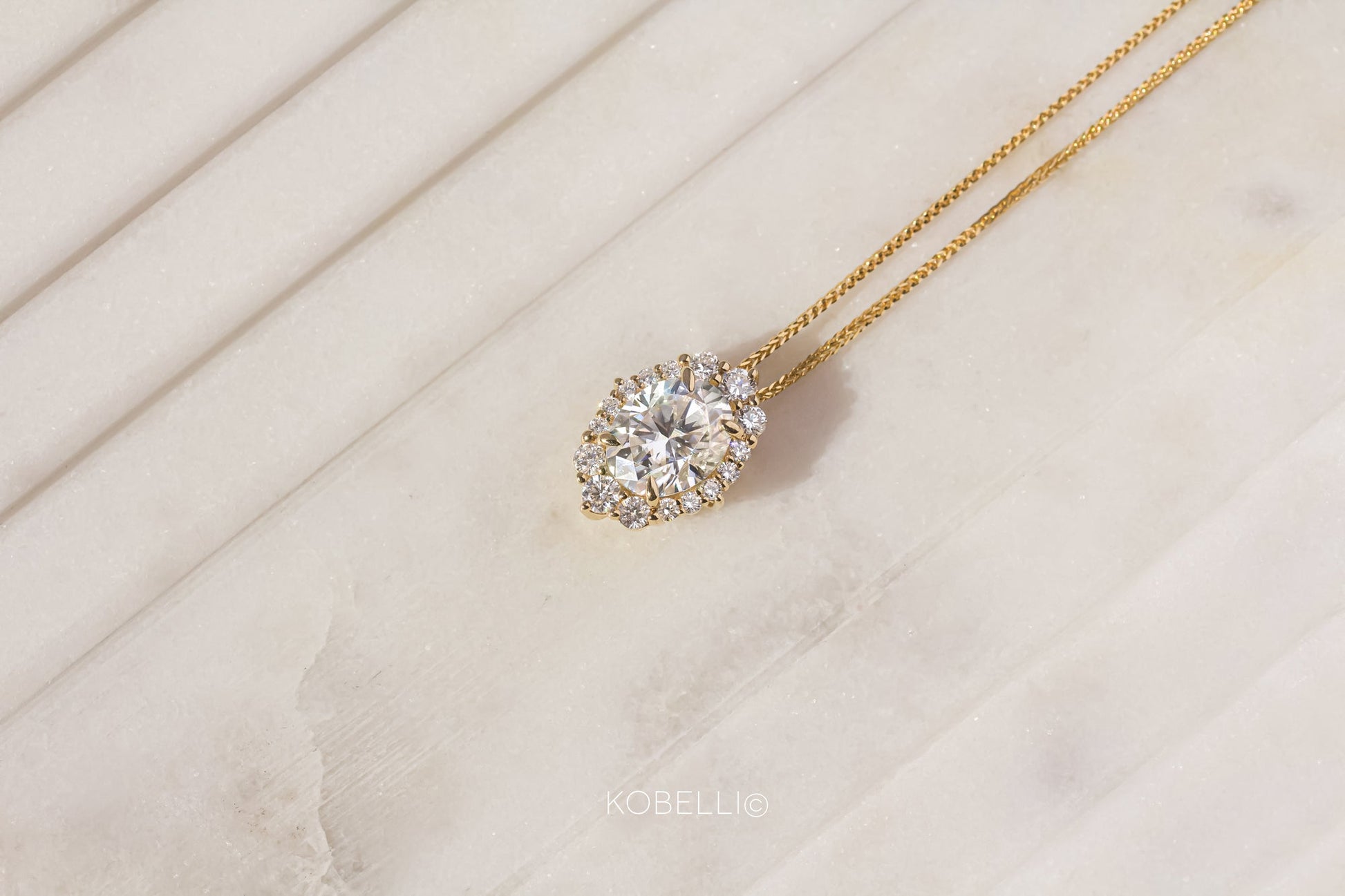 Kobelli Ophelia Diamond & Moissanite Necklace