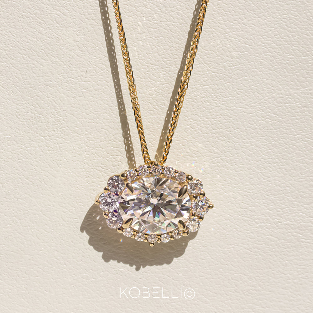 Kobelli Ophelia Diamond & Moissanite Necklace