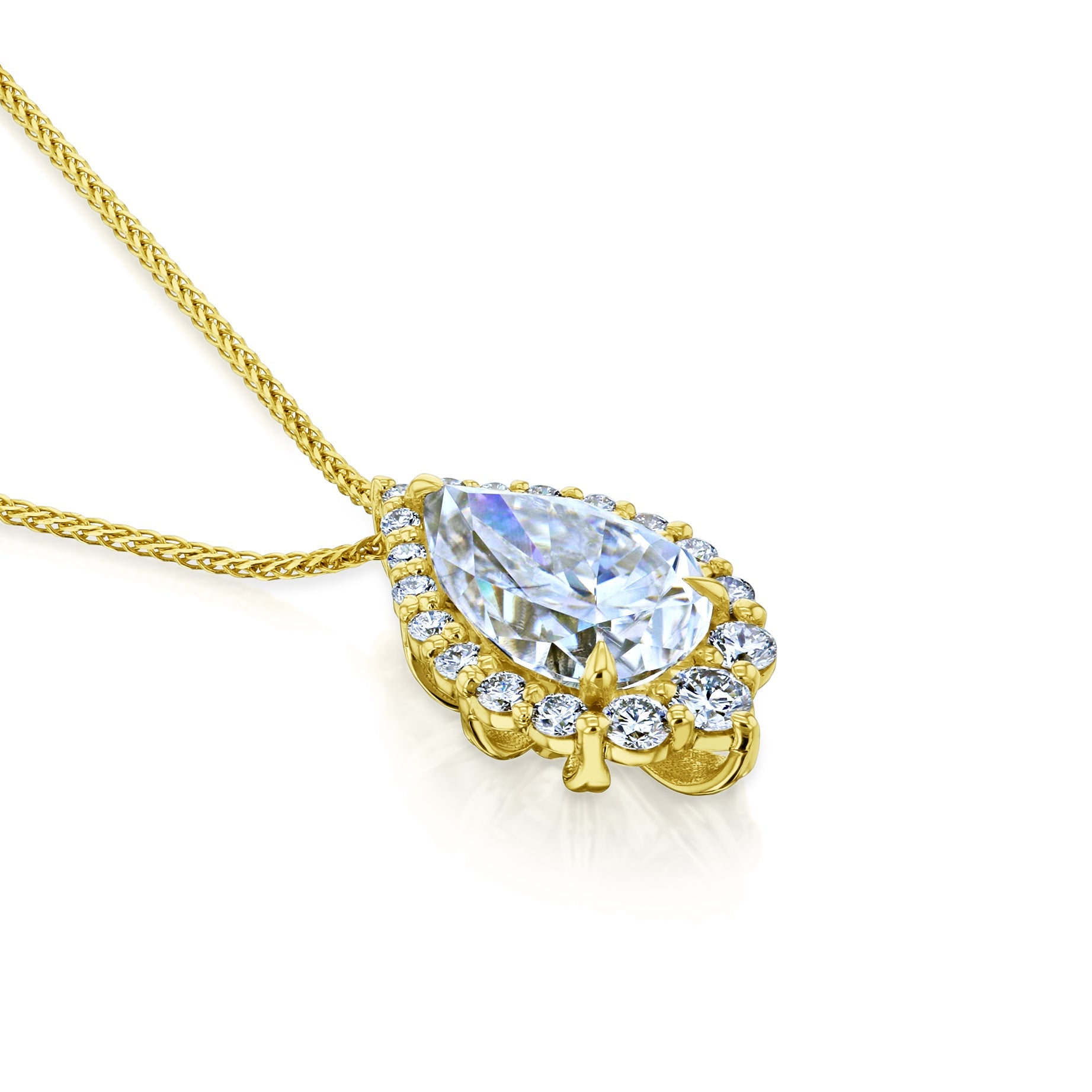 Kobelli Phoebe Diamond & Moissanite Necklace