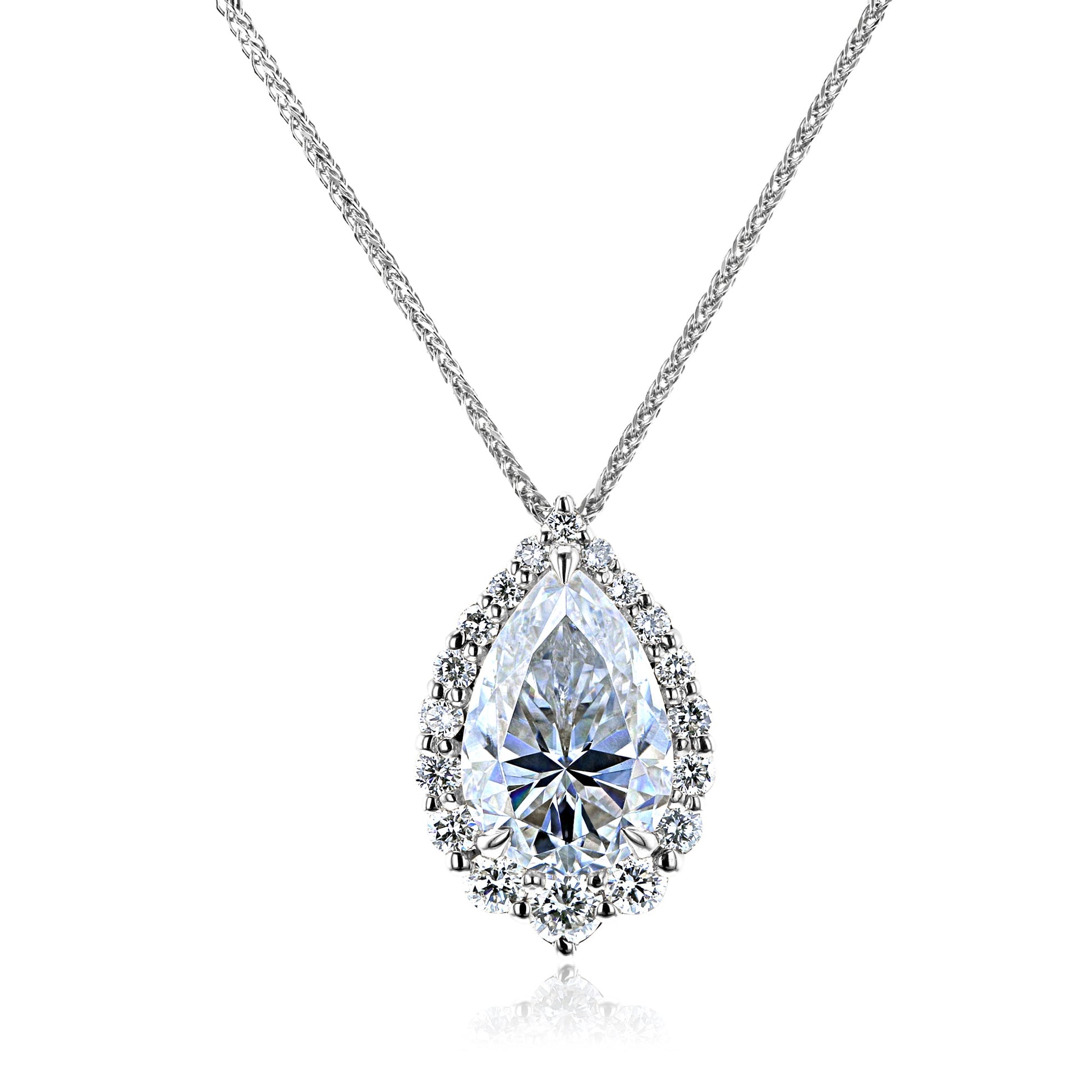 Kobelli Phoebe Diamond & Moissanite Necklace