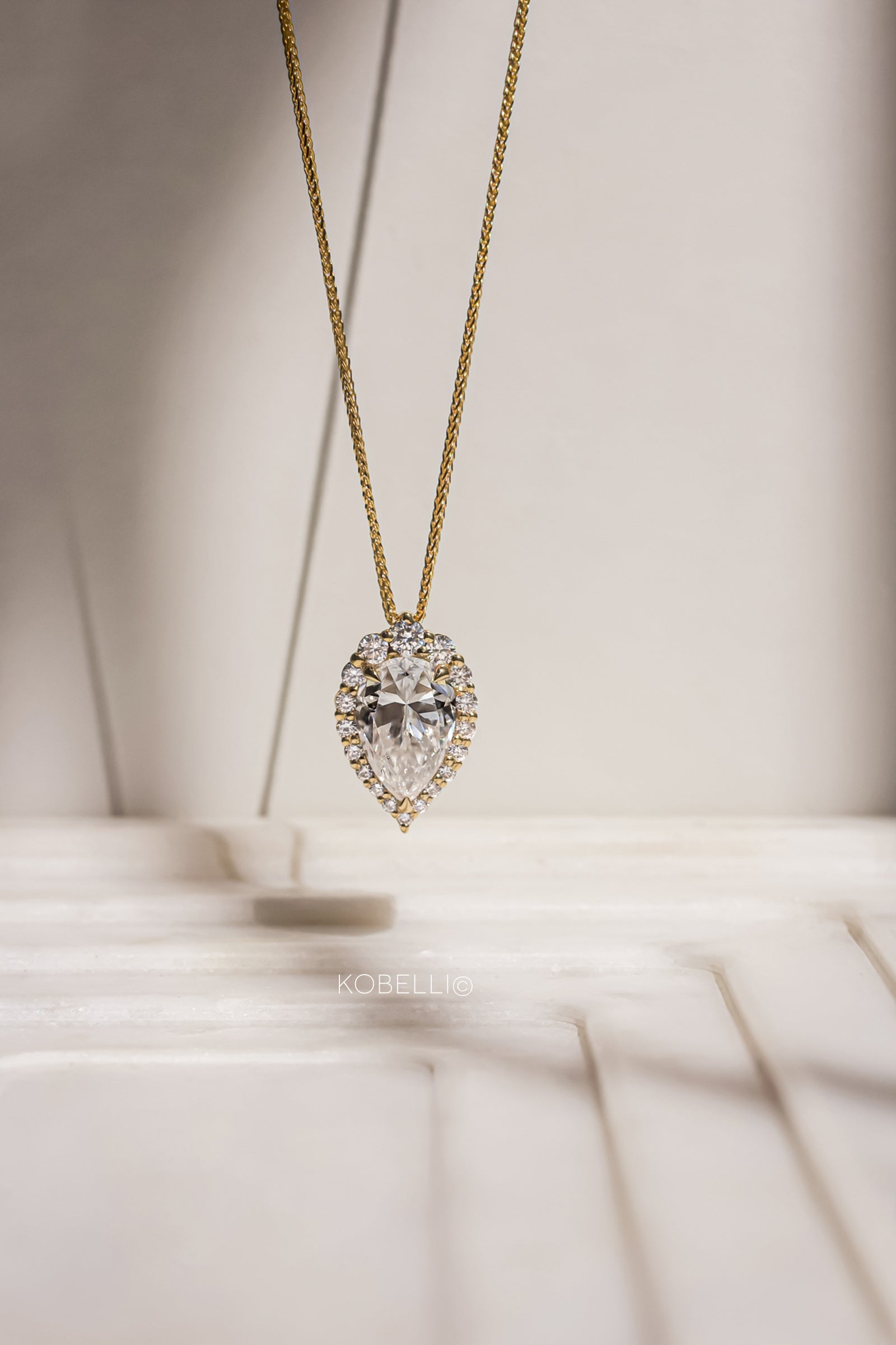 Kobelli Phoebe Diamond & Moissanite Necklace