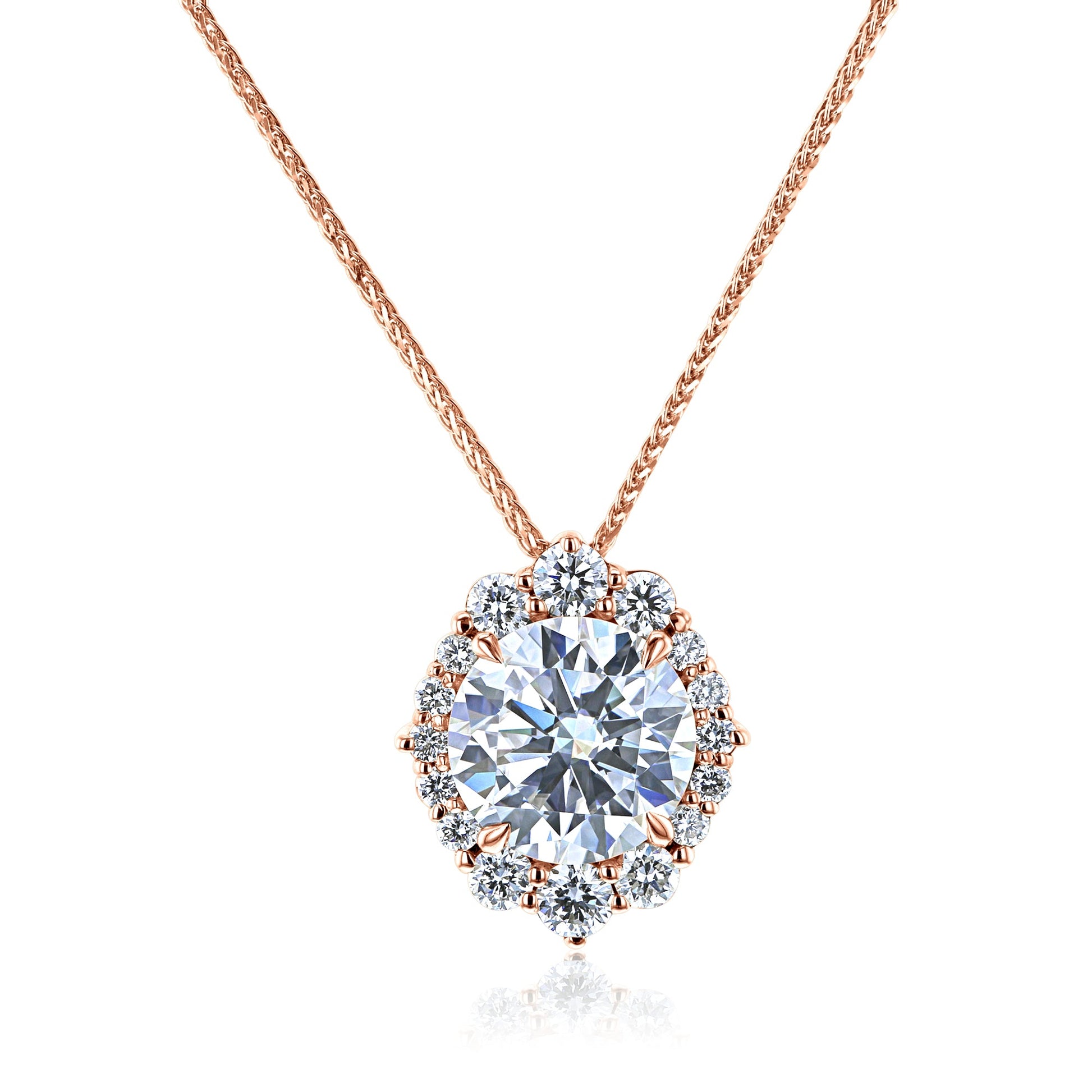 Kobelli Raphaela Diamond & Moissanite Necklace