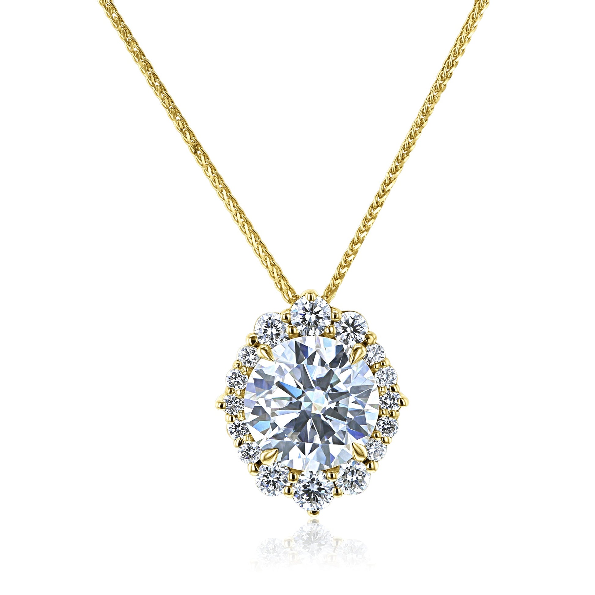 Kobelli Raphaela Diamond & Moissanite Necklace