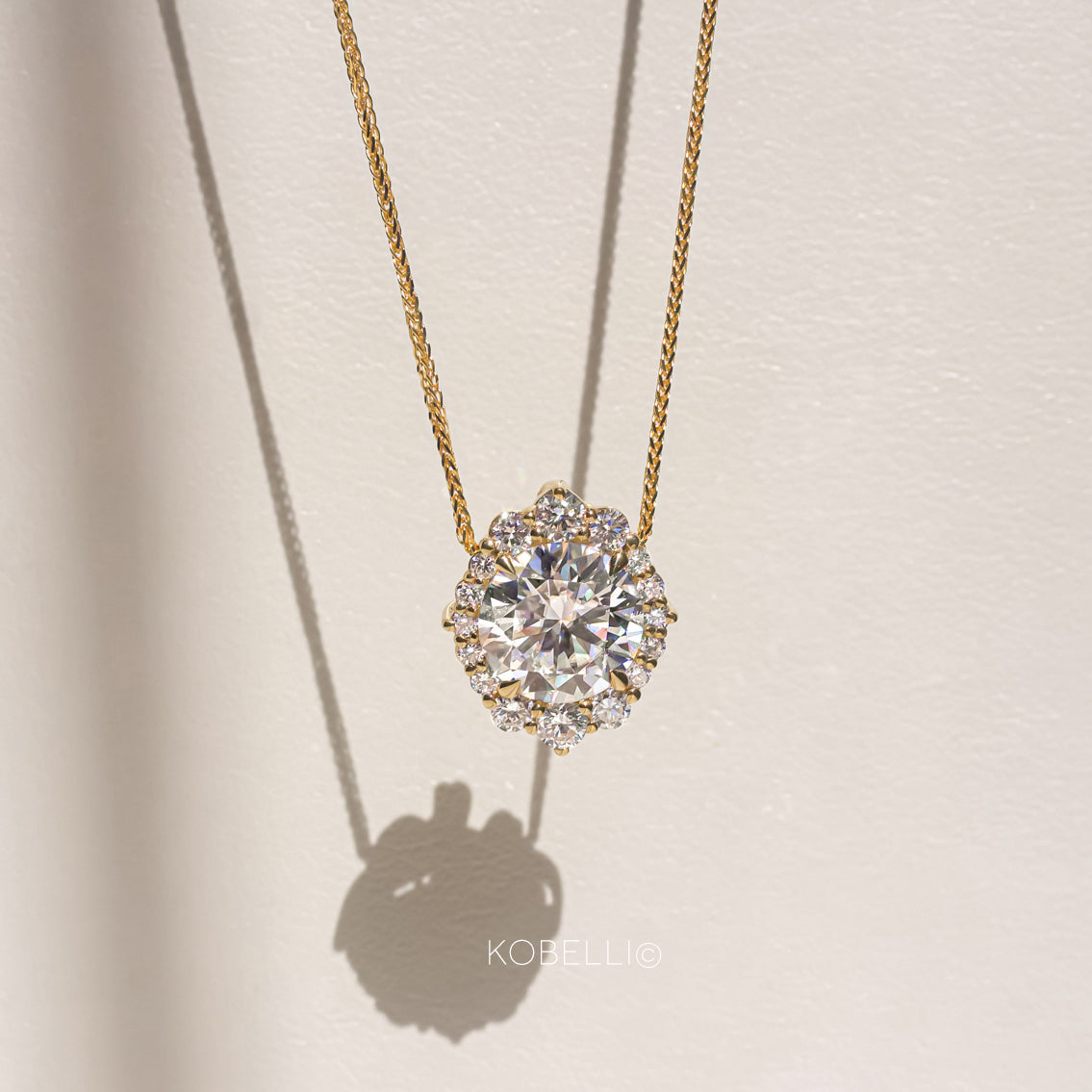 Kobelli Raphaela Diamond & Moissanite Necklace