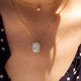 Kobelli Raina Diamant- und Moissanit-Halskette