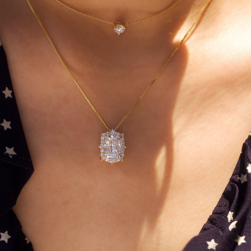 Kobelli Heart Shape Diamond Necklace