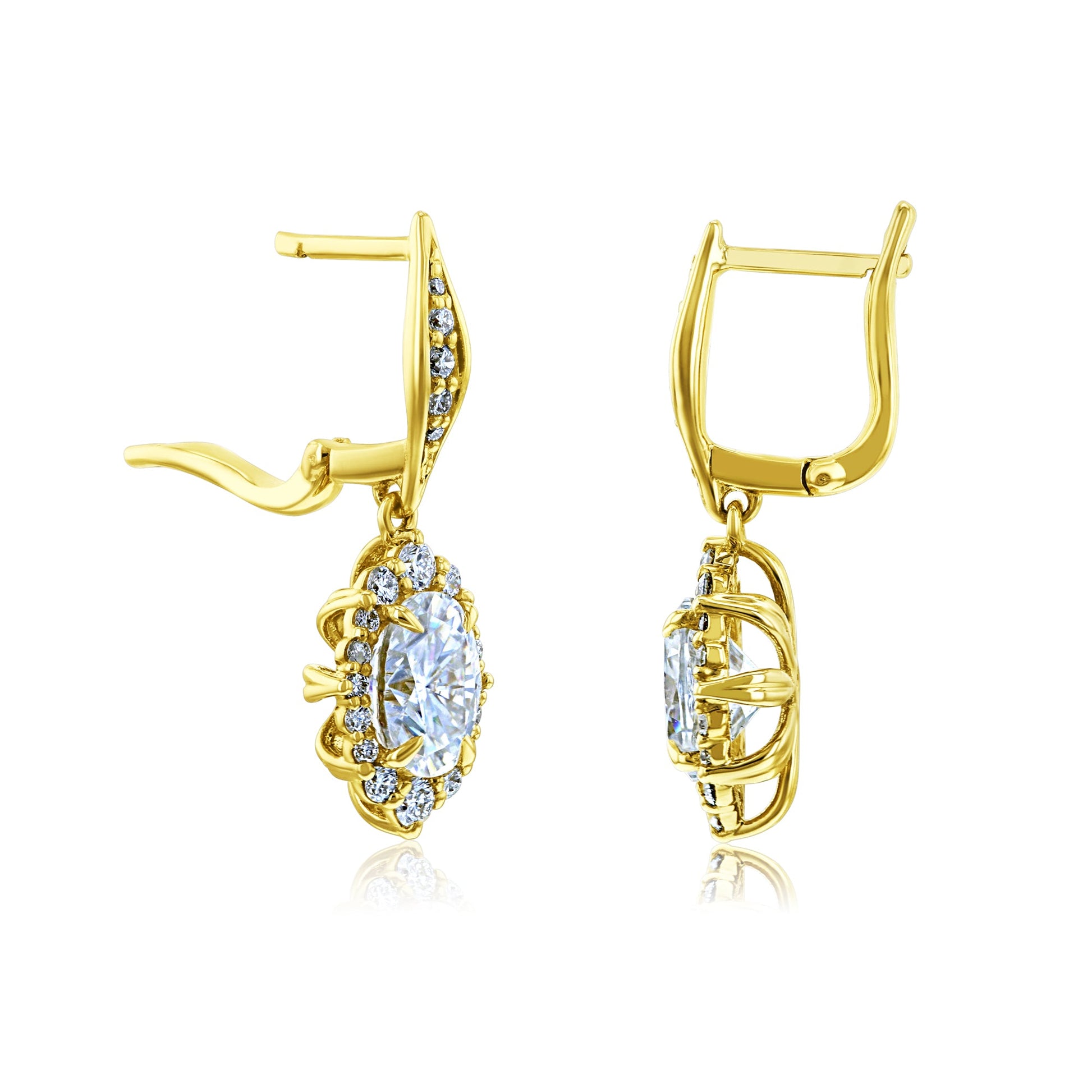Kobelli Ophelia Diamond & Moissanite Earrings