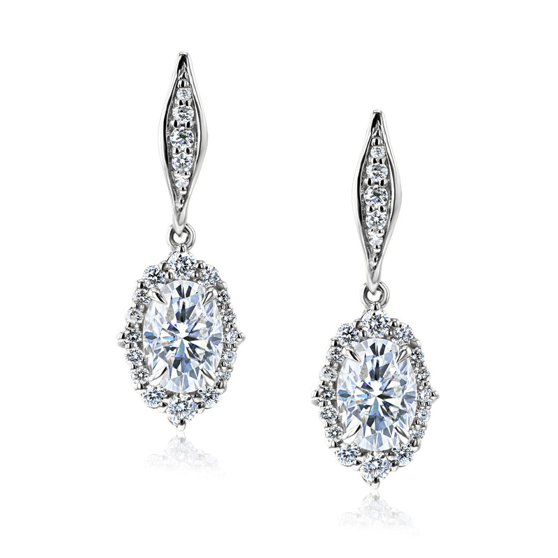 Kobelli Ophelia Diamond & Moissanite Earrings