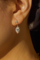 Kobelli ophelia diamant & moissanite øreringe