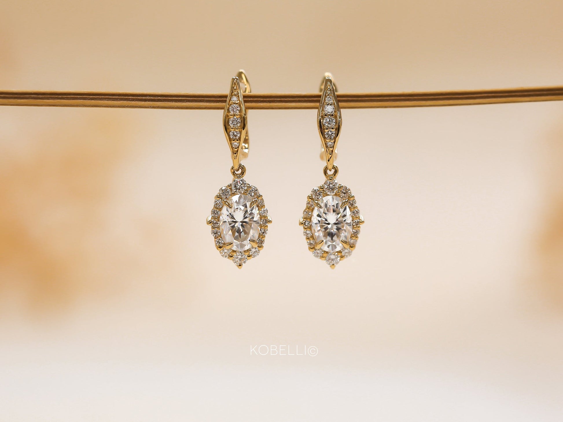 Kobelli Ophelia Diamond & Moissanite Earrings