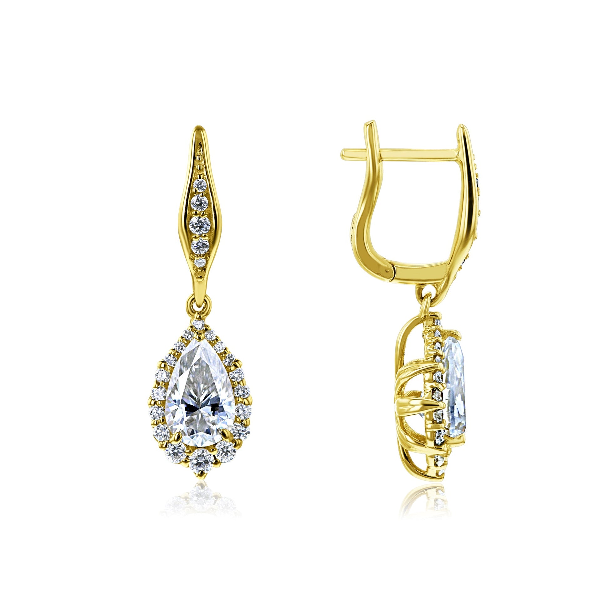 Kobelli Phoebe Diamond & Moissanite Earrings