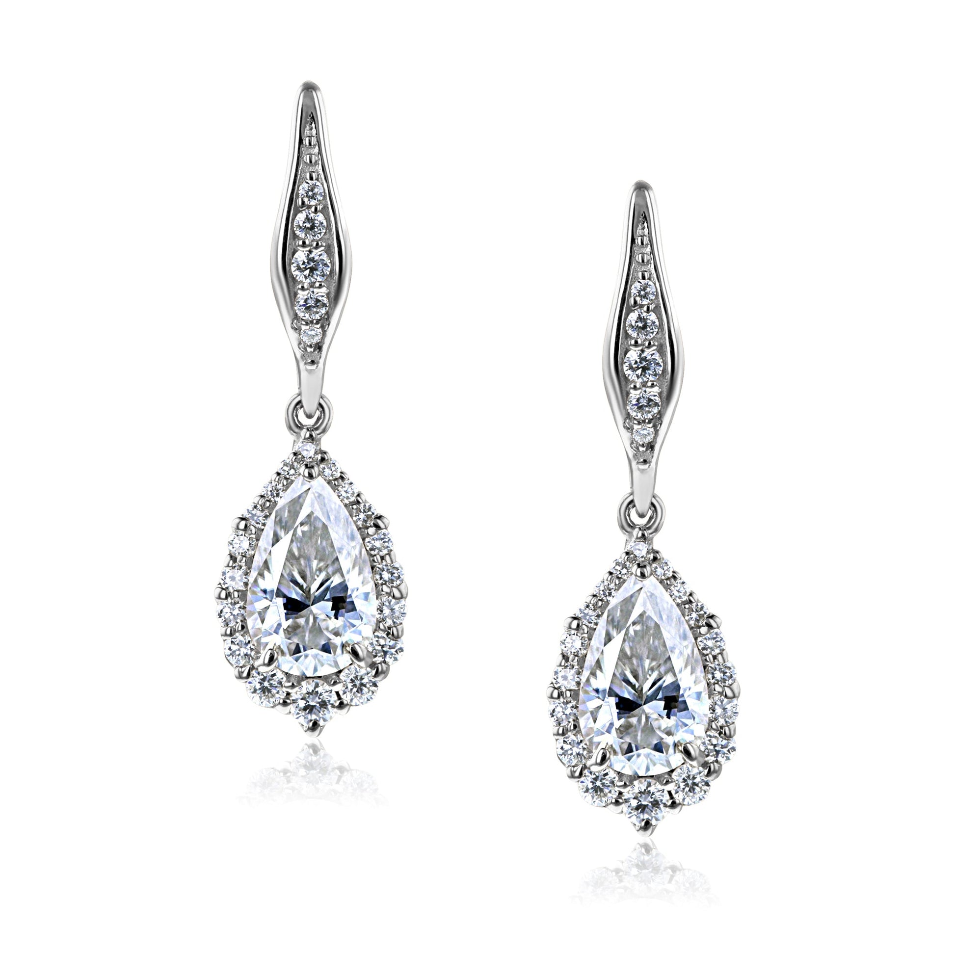 Kobelli Phoebe Diamond & Moissanite Earrings